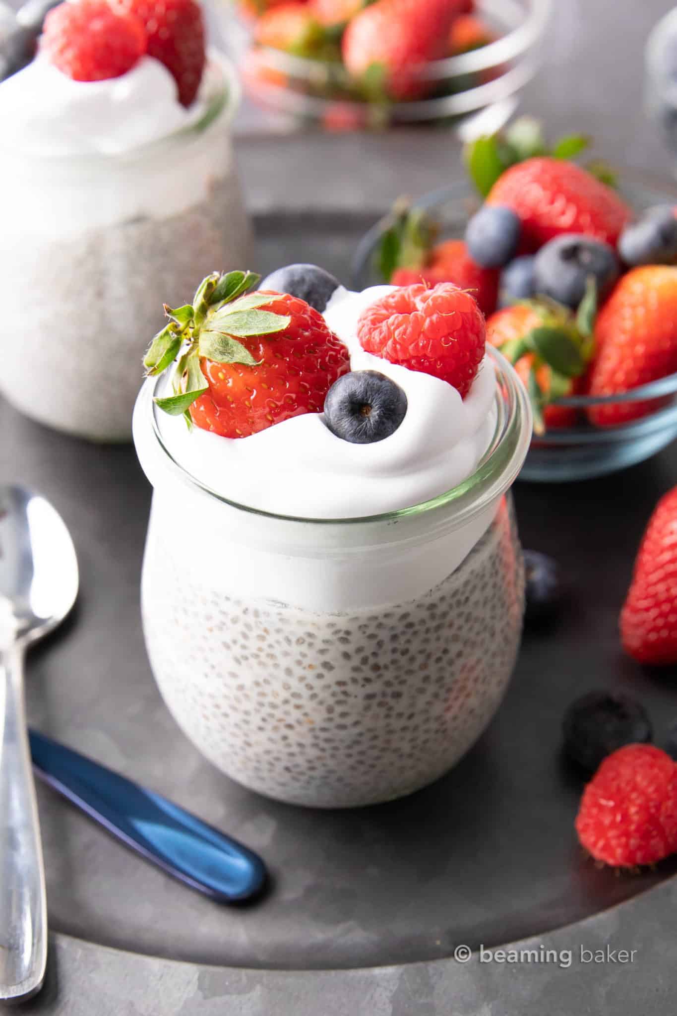 How To Make Chia Pudding – 3 Ingredient - Beaming Baker