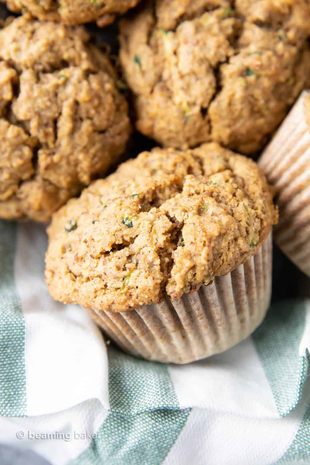 Best Healthy Zucchini Muffins - Beaming Baker 