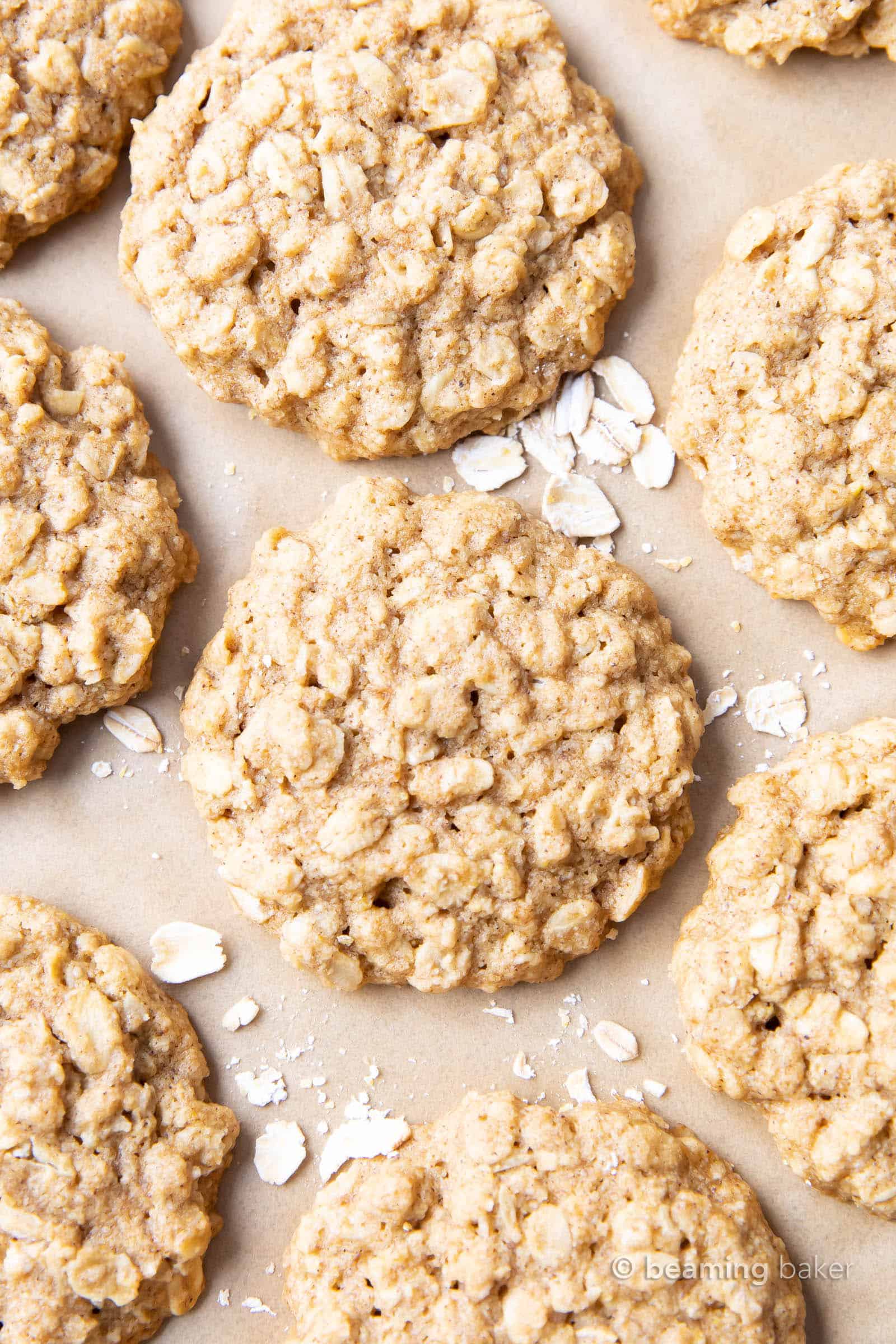 Healthy Oatmeal Cookies Beaming Baker