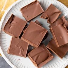 2 Ingredient Chocolate Peanut Butter Vegan Fudge Recipe-image