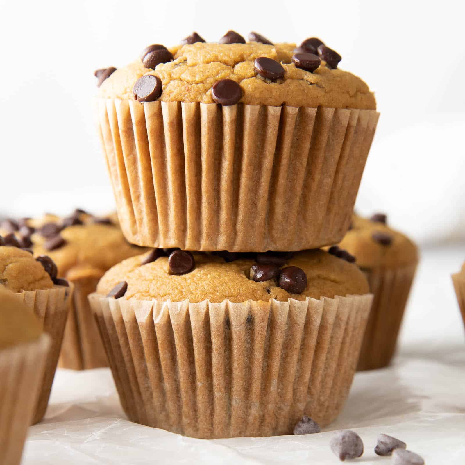 Best Ever Healthy Chocolate Chip Muffins