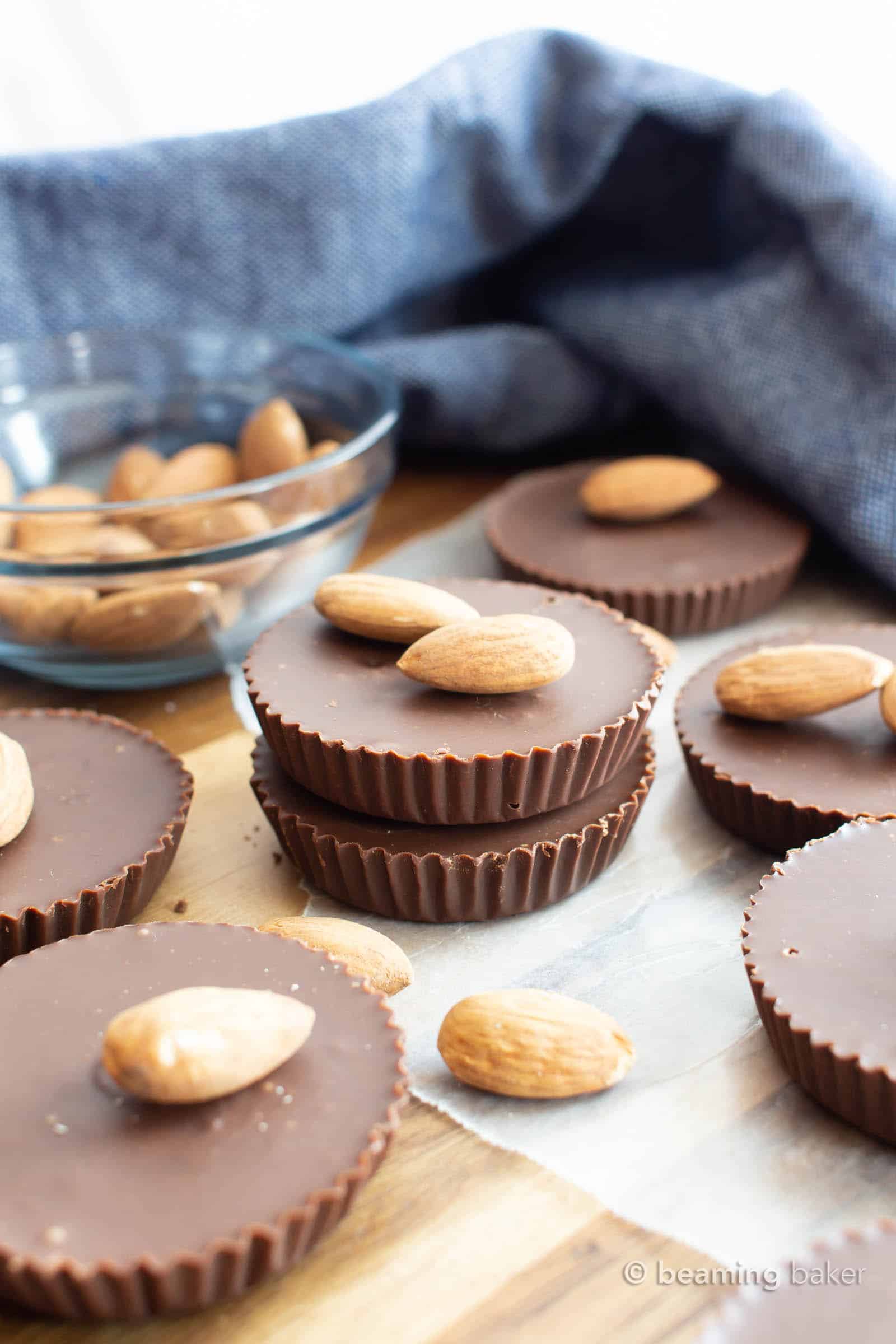 Keto Fudge Cups – made with just 2 ingredients! Only 5 minutes of prep for rich, creamy chocolate keto fudge. Low Carb! #Keto #Fudge #LowCarb #KetoDiet | Recipe at BeamingBaker.com