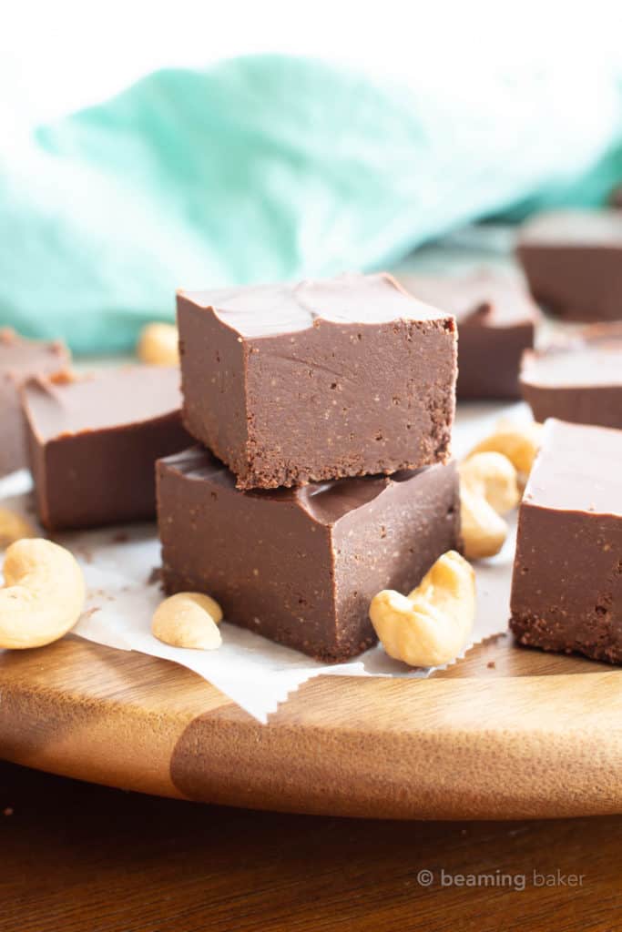 2 Ingredient Keto Cashew Fudge (Low Carb) Beaming Baker