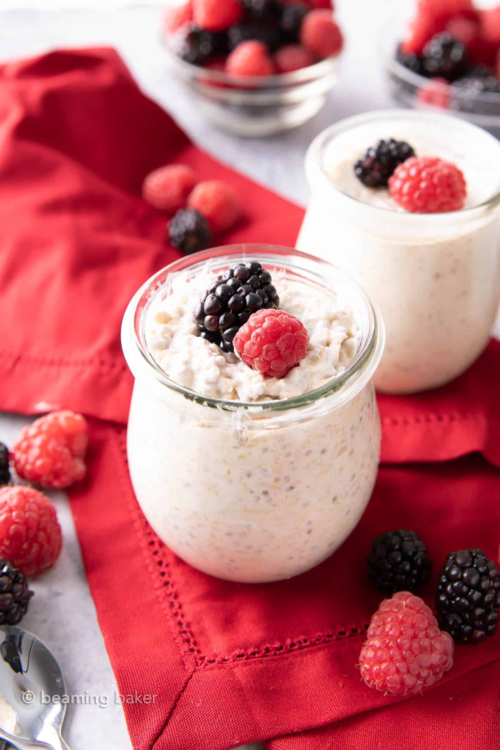 4 Healthy and Easy Overnight Oats Recipes + video - Carmy - Easy