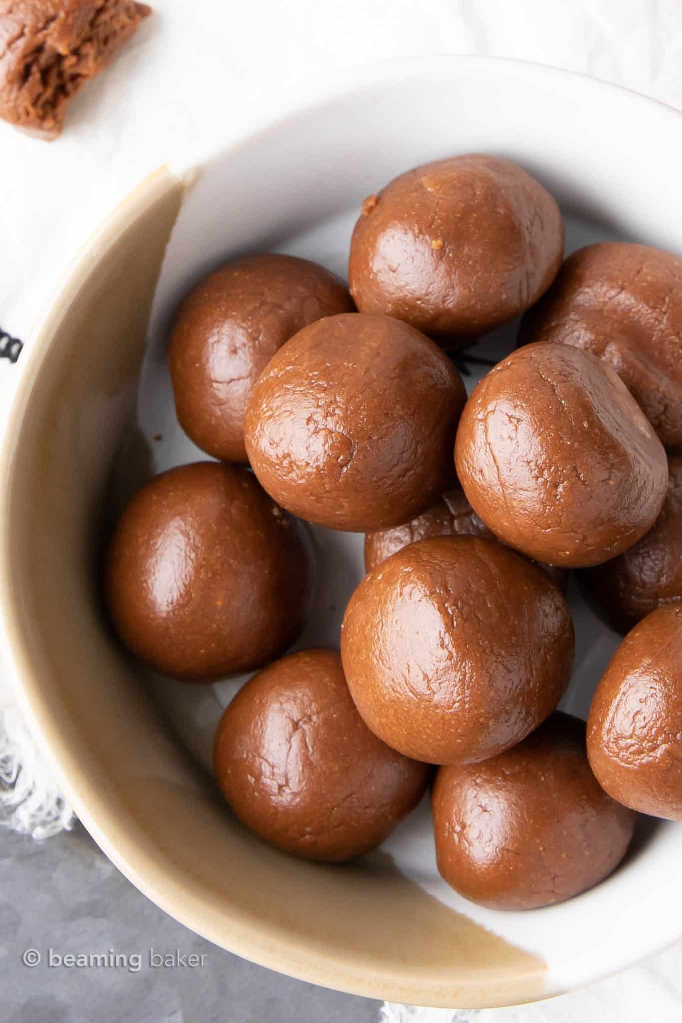 Keto Chocolate Peanut Butter Balls 4 Ingredients! Beaming Baker