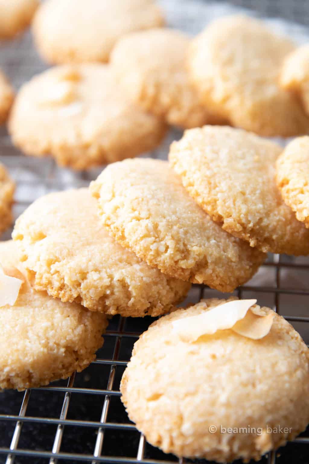 Crunchy Keto Coconut Cookies 4 Ingredient Beaming Baker   Crunchy Keto Coconut Cookies 1 1024x1536 