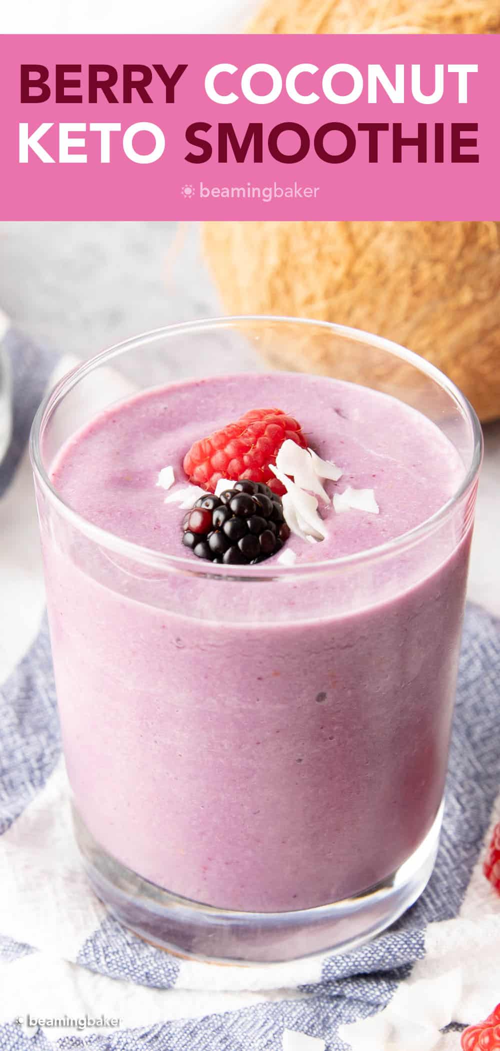 Nutra Ninja Coconut Berry Smoothie Recipe - Cooking With Ruthie