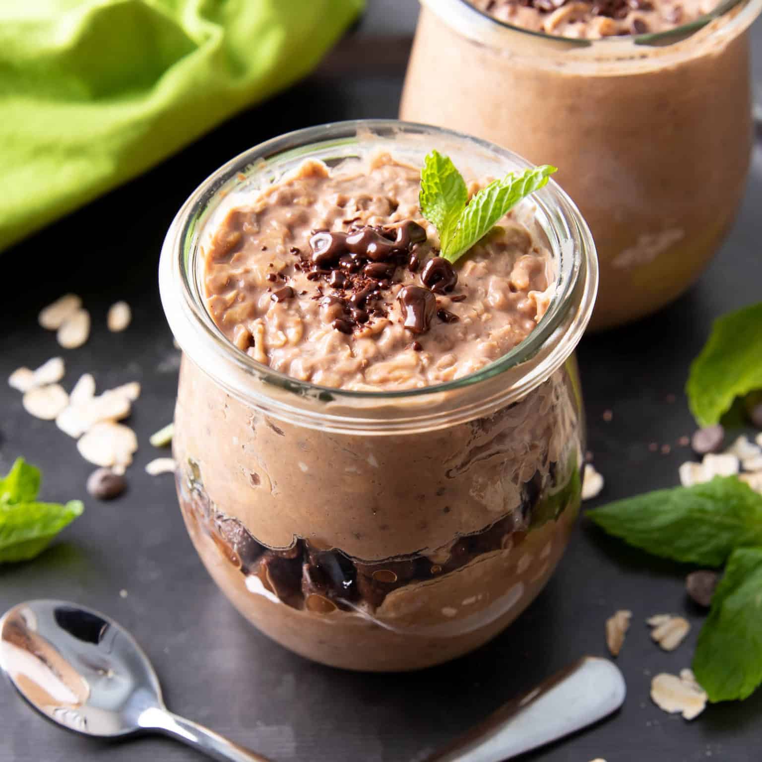 Chocolate Overnight Oats 3 Ways Beaming Baker