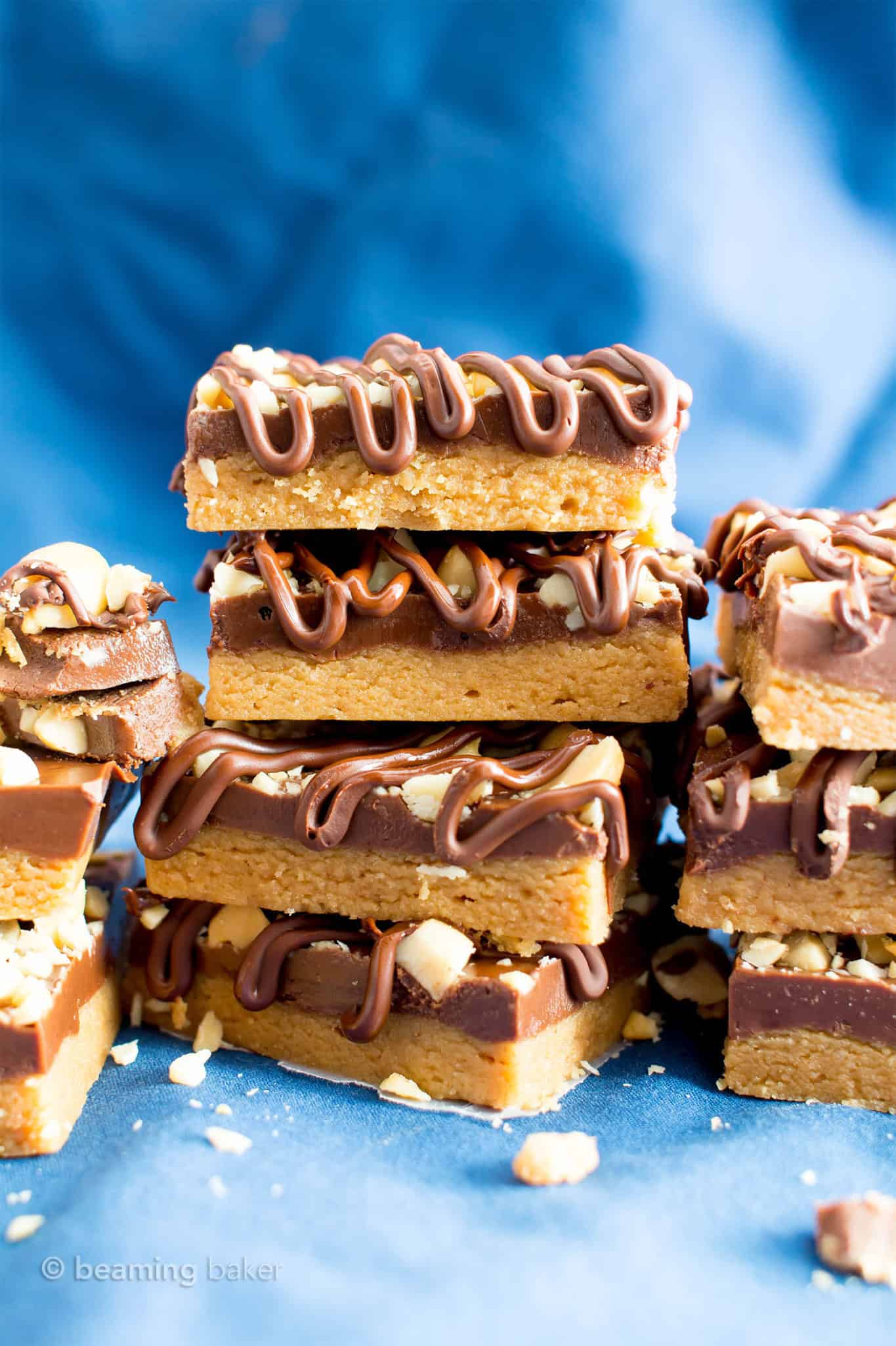 Ultimate Healthy No Bake Peanut Butter Bars 5 Ingredients! Beaming Baker