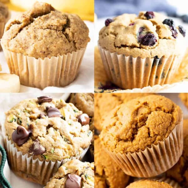 25+ Absolute Best Vegan Muffins: an irresistibly mouthwatering collection of the best vegan muffins! Including vegan banana muffins, vegan pumpkin muffins, vegan chocolate chip muffins, and more! #veganmuffins #veganbananamuffins #vegan #muffins | Recipes on BeamingBaker.com