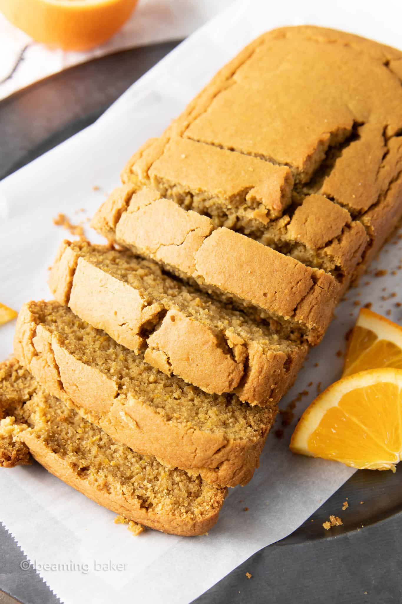 Deliciously Healthy Orange Bread - Beaming Baker