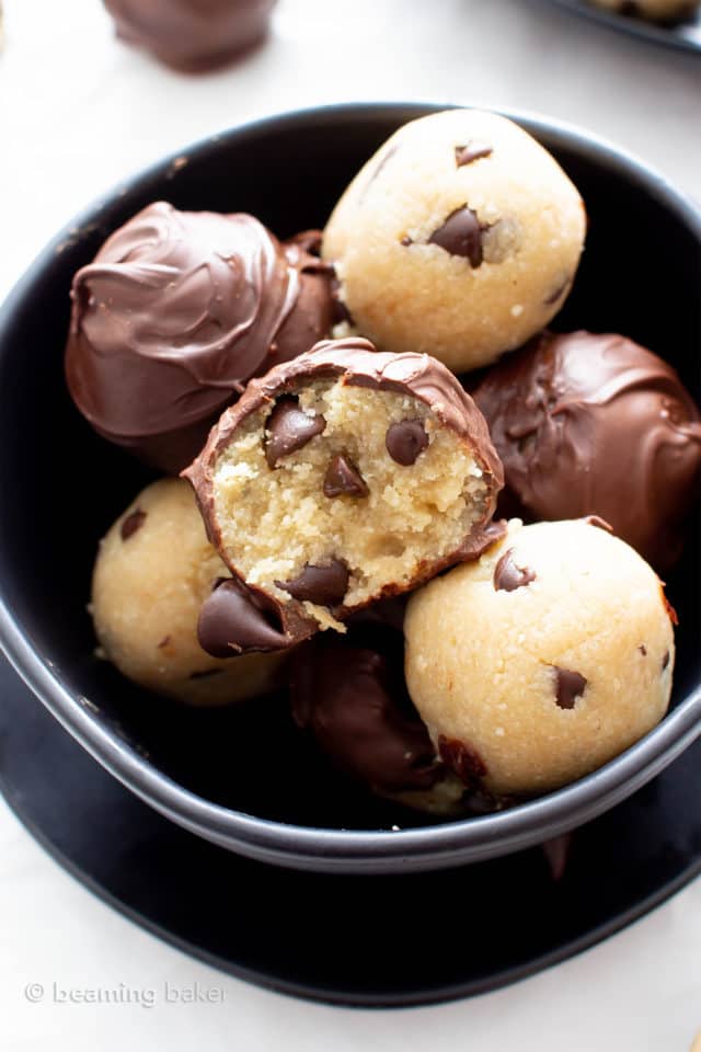 Healthy Cookie Dough Truffles Beaming Baker