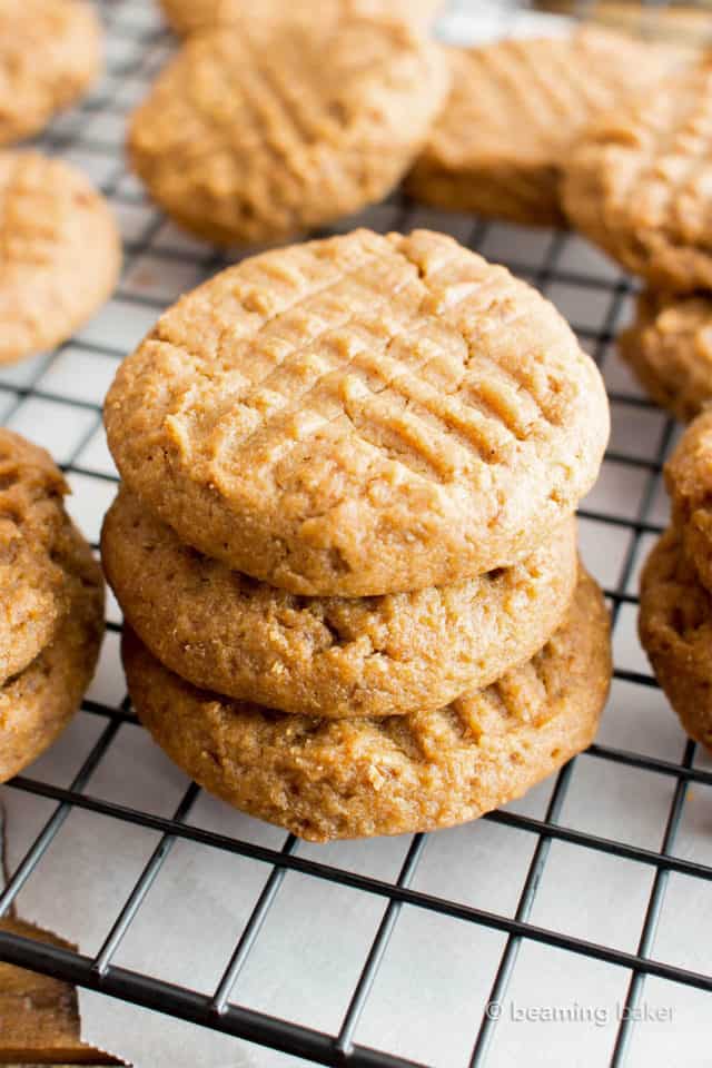 Gluten Free Peanut Butter Cookies - Beaming Baker