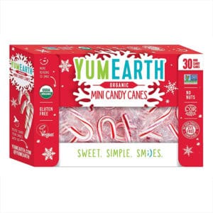 Box of Organic Mini Candy Canes