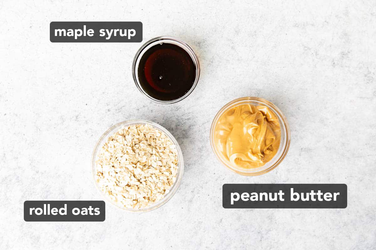Photo of Ingredients to Make Vegan Healthy No Bake Cookies
