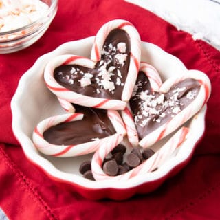 Candy Cane Heart - Chocolate Heart Candy Canes featured image