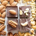 Keto Fudge, four different ways amongst nuts