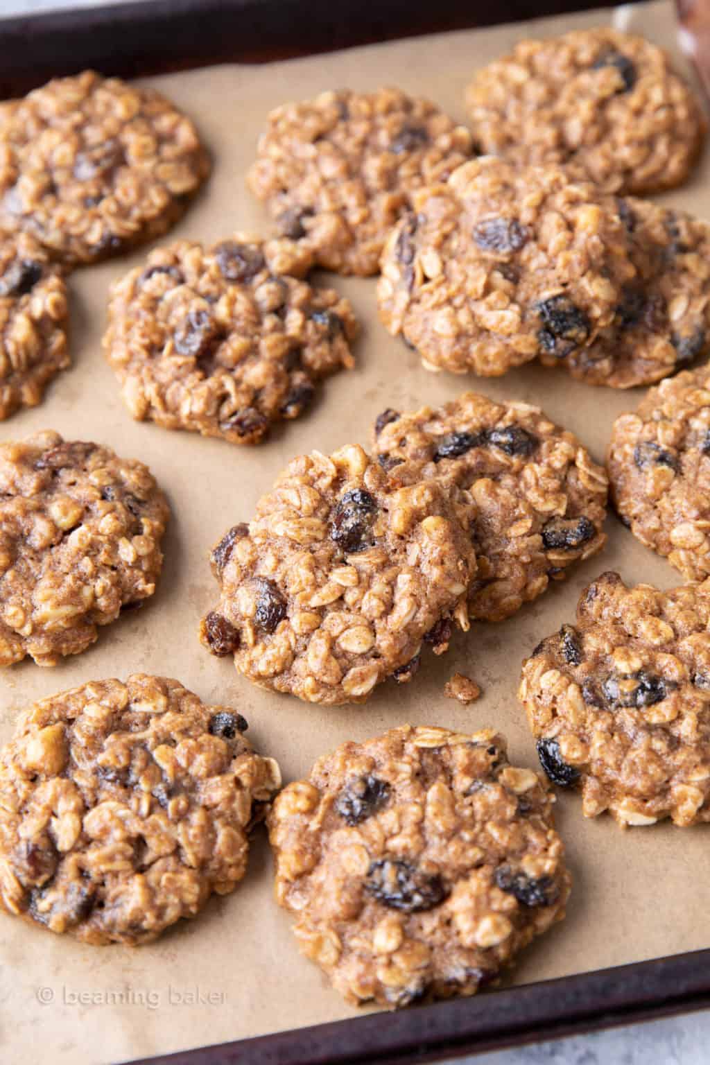 Dairy Free Oatmeal Cookies Beaming Baker