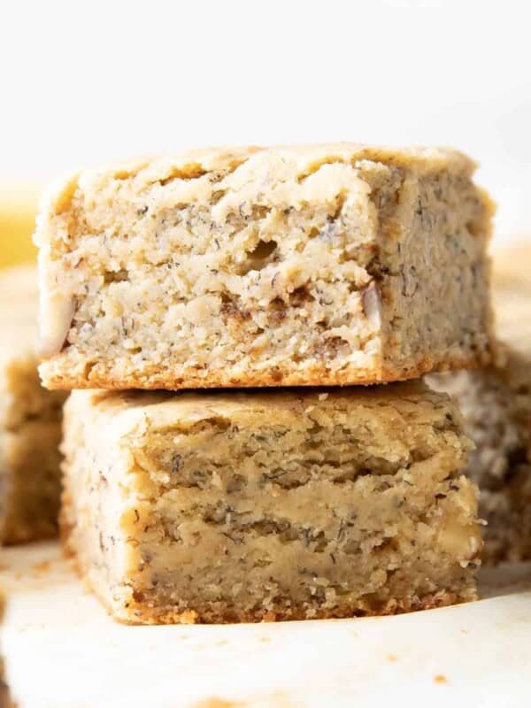 Vegan Banana Bread Bars - Healthy 'n Moist! featured image