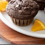 Chocolate Orange Muffins pinterest image
