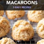Keto Coconut Macaroons - 3 Low Carb Recipes! short pin image