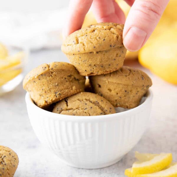 Mini Lemon Poppy Seed Muffins featured square