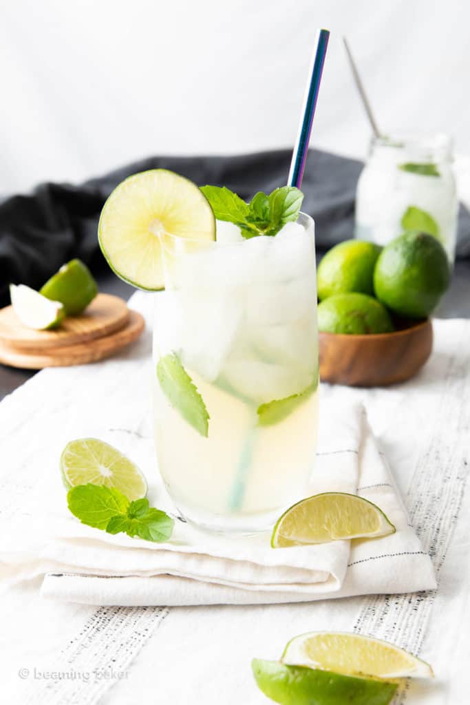 Keto Mojito - Low Carb Recipe! - Beaming Baker