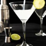 Gimlet Cocktail Recipe long pin image