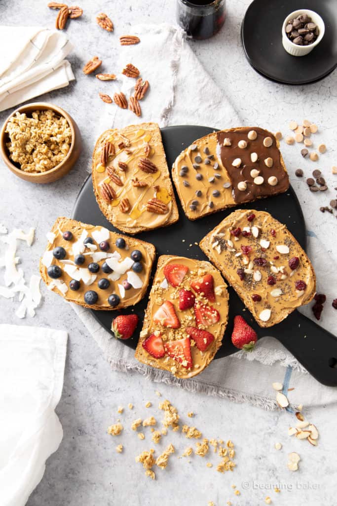 Peanut Butter Toast 5 Recipes! Beaming Baker