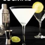 Gimlet Cocktail Recipe short pin image