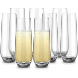 Stemless Champagne Flutes