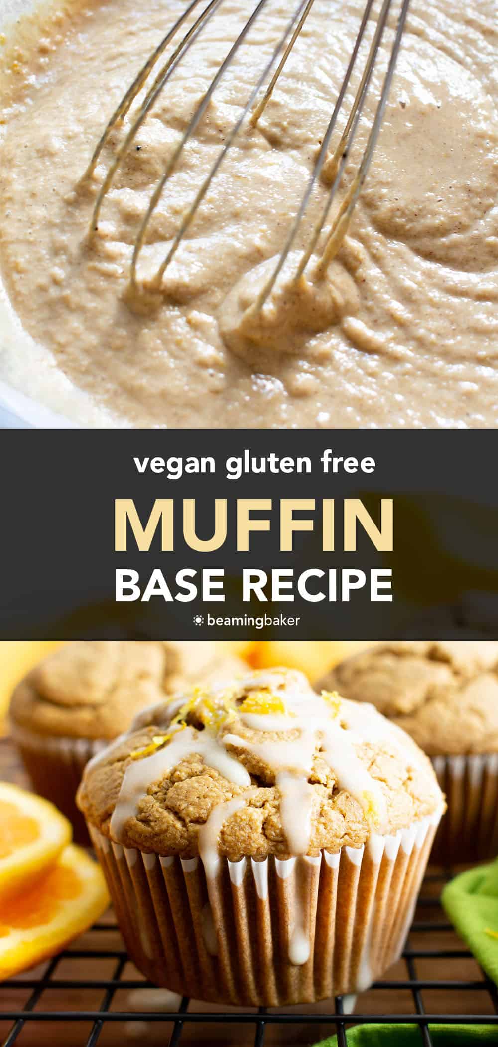 1 Batter for Countless Vegan Gluten Free Muffins - Beaming Baker