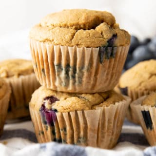 Oat Flour Blueberry Muffins featured image