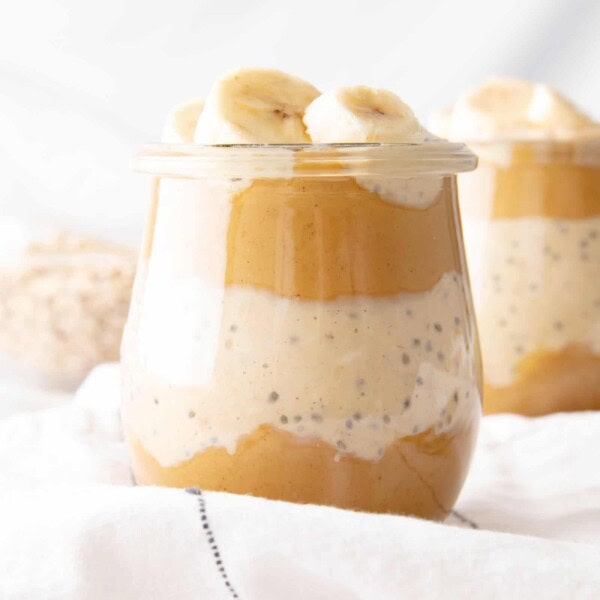 Peanut Butter Banana Overnight Oats featured image