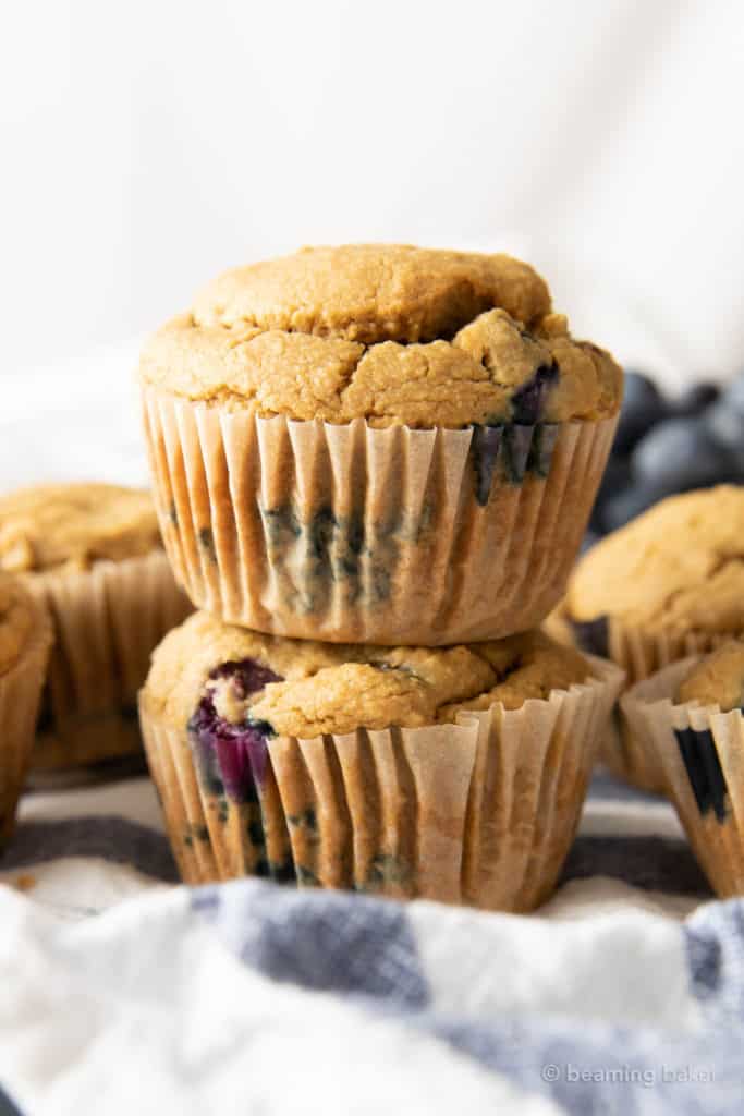 Oat Flour Blueberry Muffins Beaming Baker