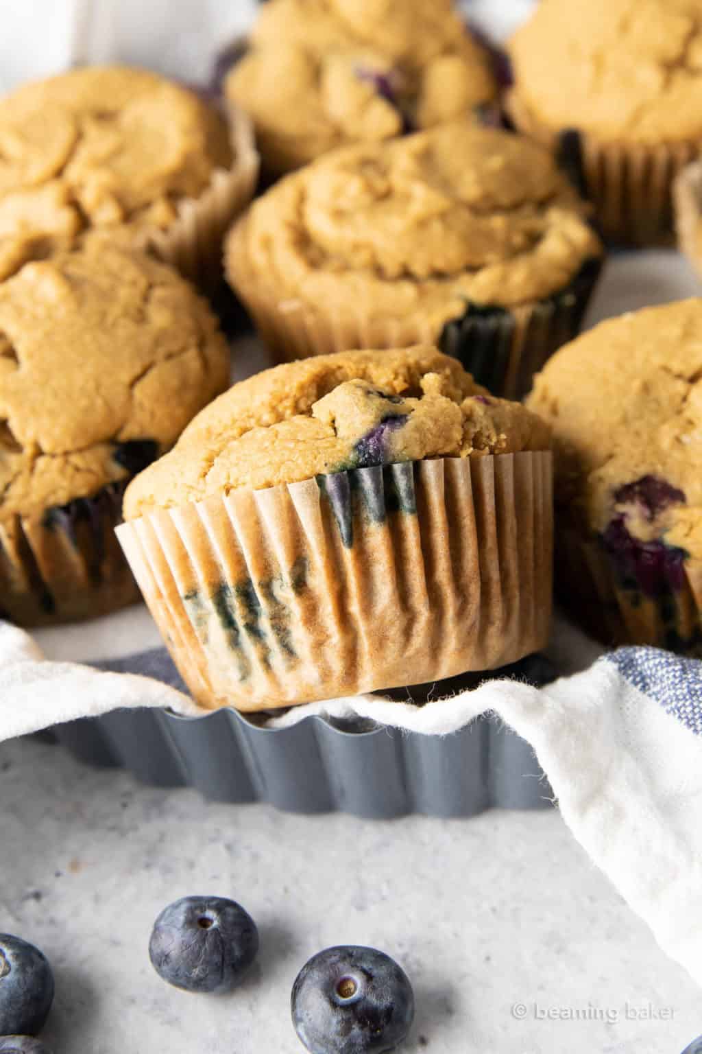 Oat Flour Blueberry Muffins Beaming Baker