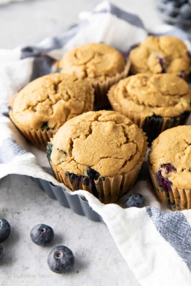 Oat Flour Blueberry Muffins Beaming Baker