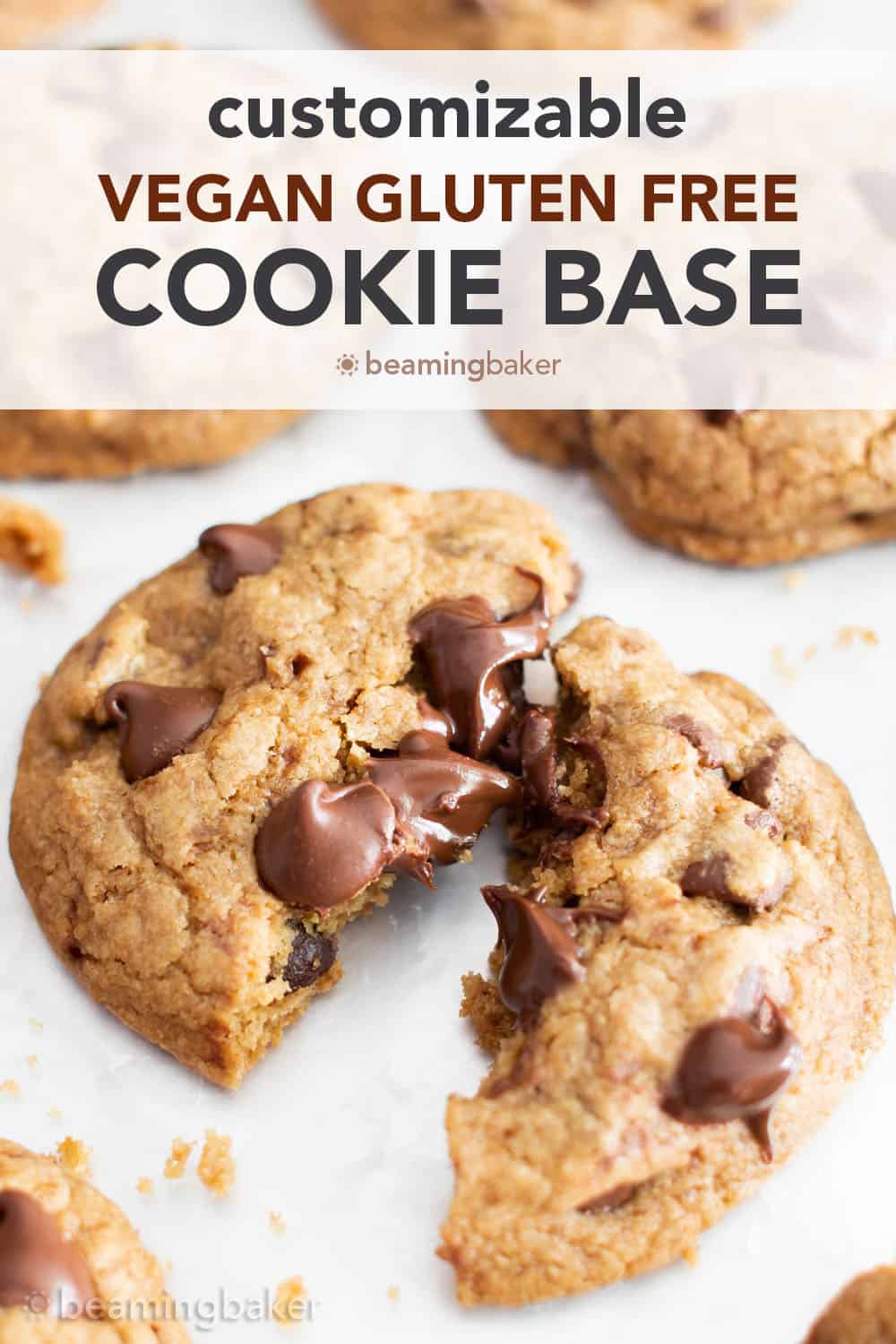 1 Vegan Gluten Free Cookies Recipe, Many Possibilities - Beaming Baker