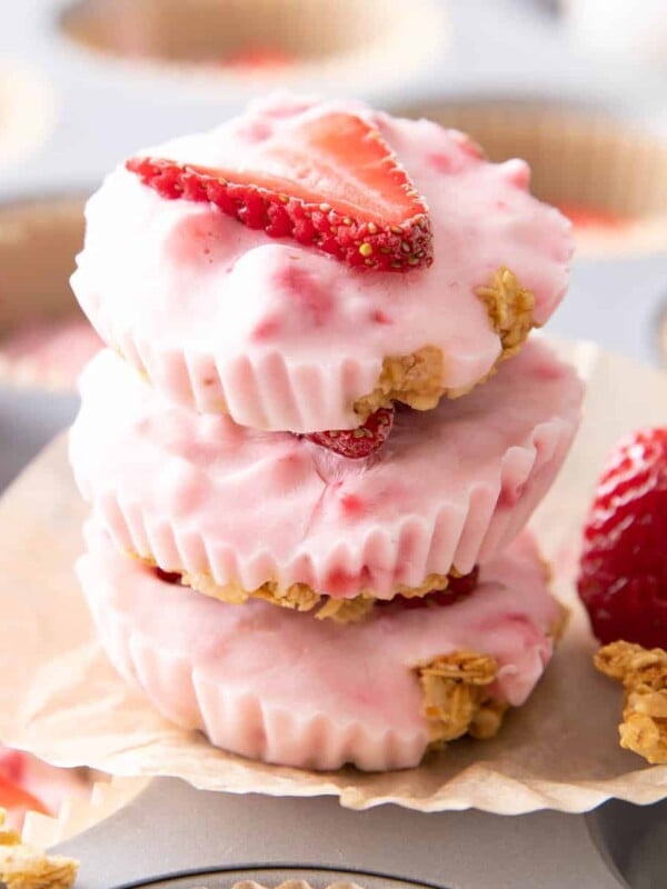 Strawberry yogurt bites featured image