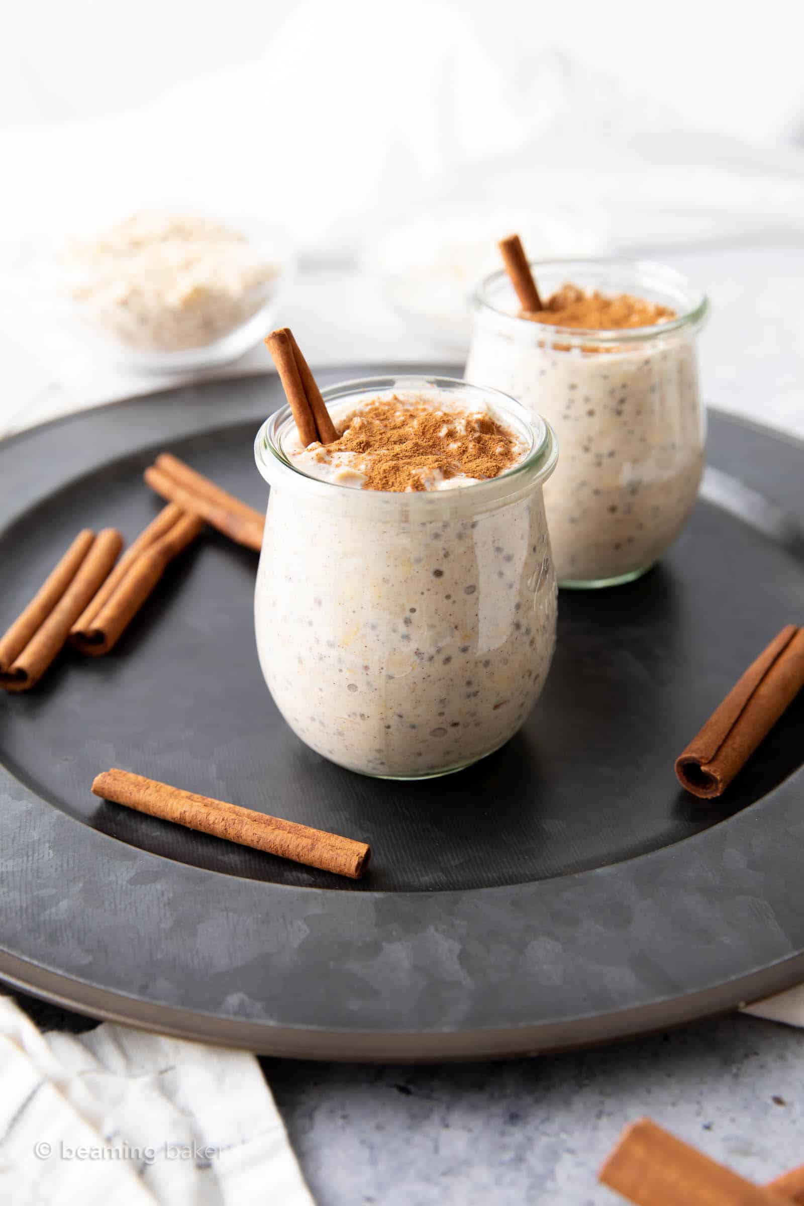 Basic Cinnamon Overnight Oats - My Dominican Kitchen