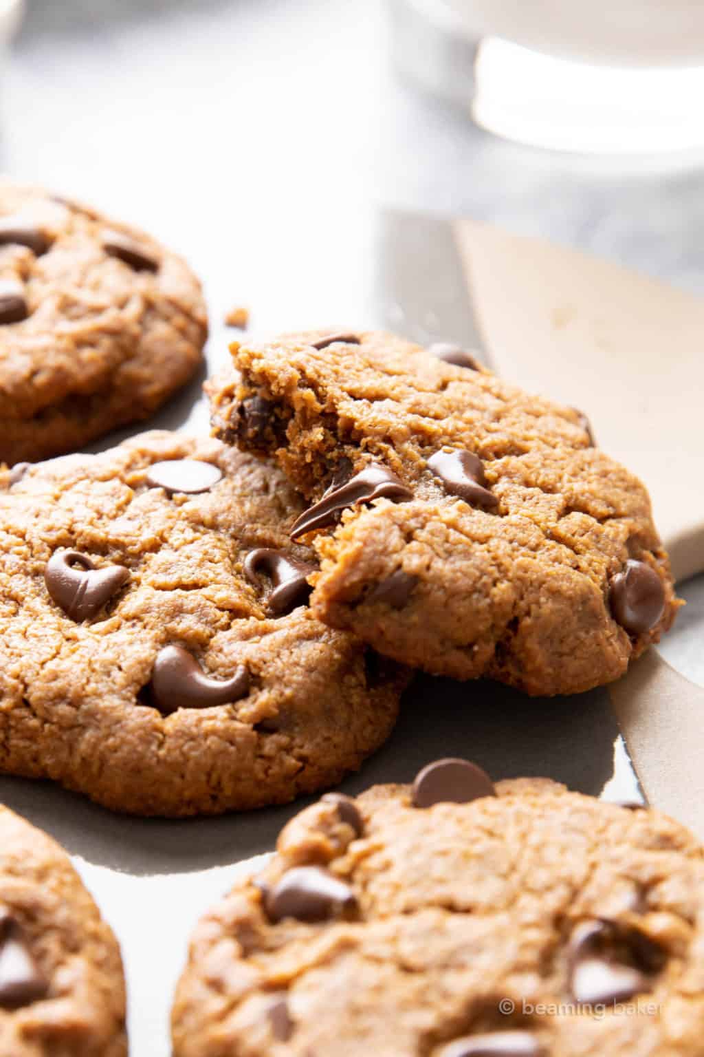 Tahini Chocolate Chip Cookies (Vegan) Beaming Baker