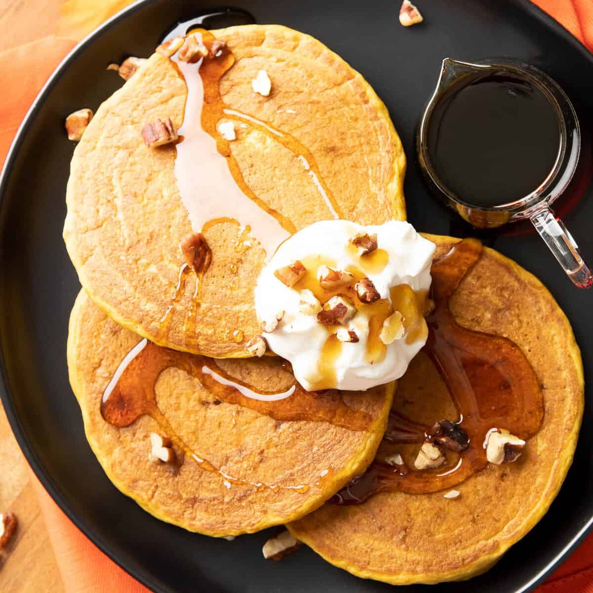 Pumpkin Spice Pancakes Beaming Baker