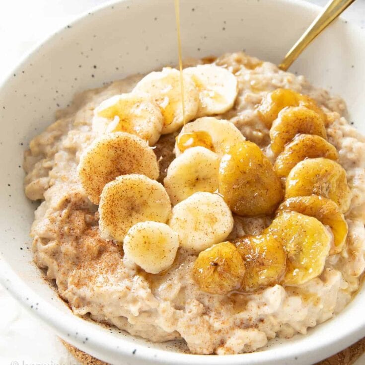 Banana Oats Porridge Recipe - Colleen Christensen Nutrition