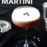 Coffee Martini short pinterest image.