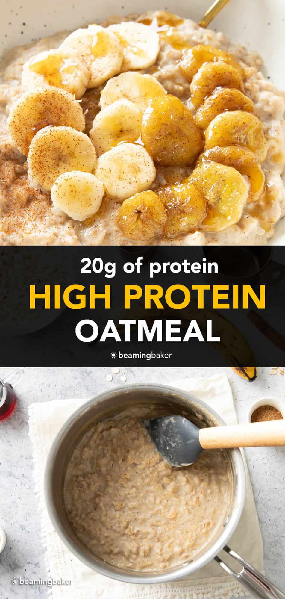 Protein Oatmeal - Beaming Baker