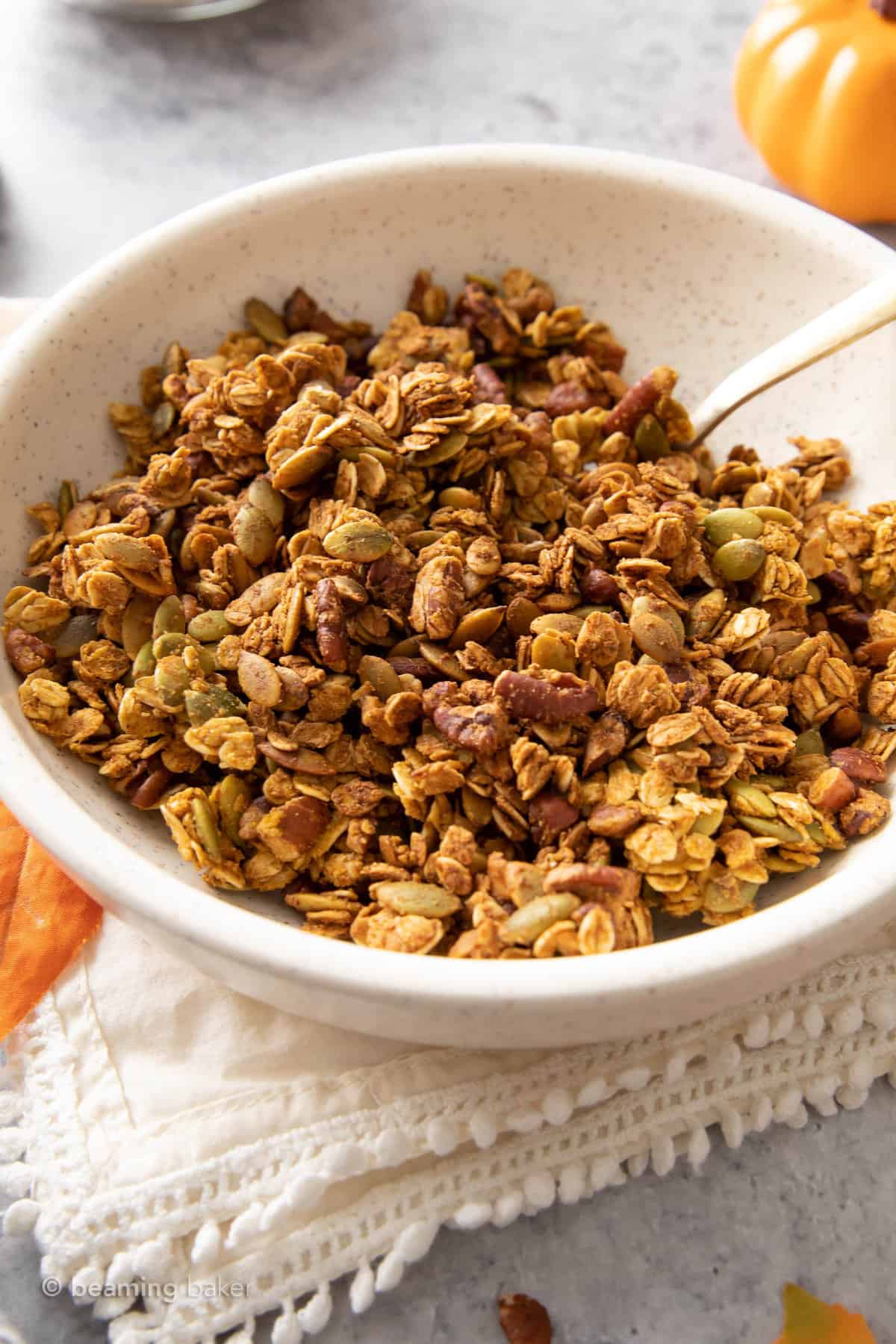 closeup shot of recipe in a bowl