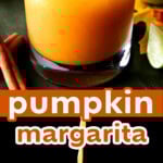 Pumpkin Cocktail long Pinterest image.
