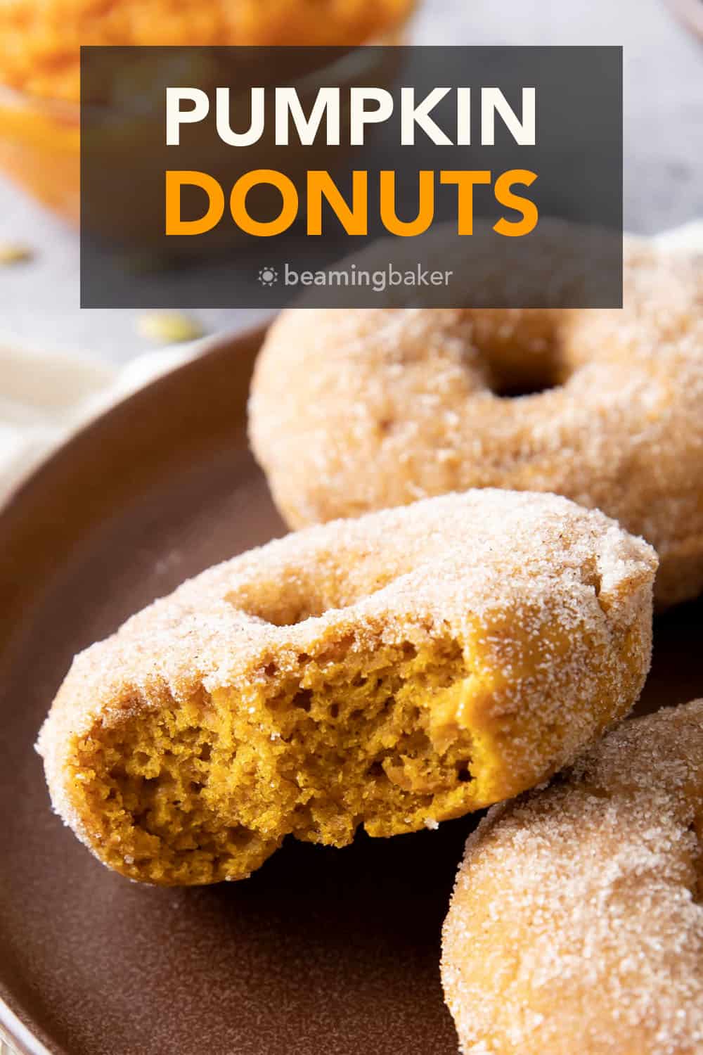 Pumpkin Donuts - Beaming Baker