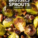 Maple Brussels Sprouts short pinterest image