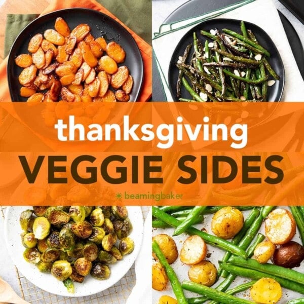 Thanksgiving vegetable side dishes featured image.